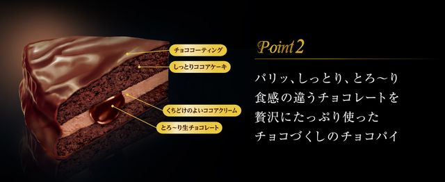 チョコづくしの冬のチョコパイホールケーキ