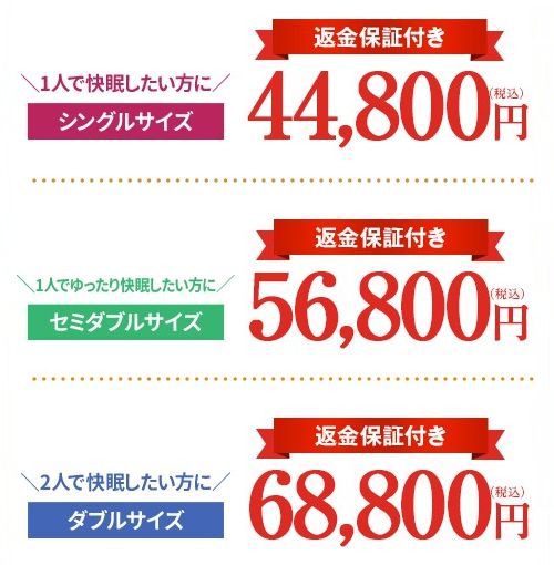 モットンマットレスの返金保証付きキャンペーン